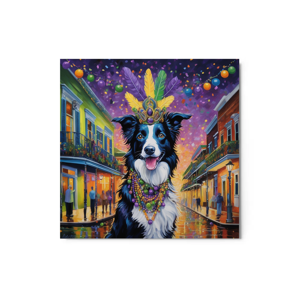 PugMug Custom Border Collie Metal Print