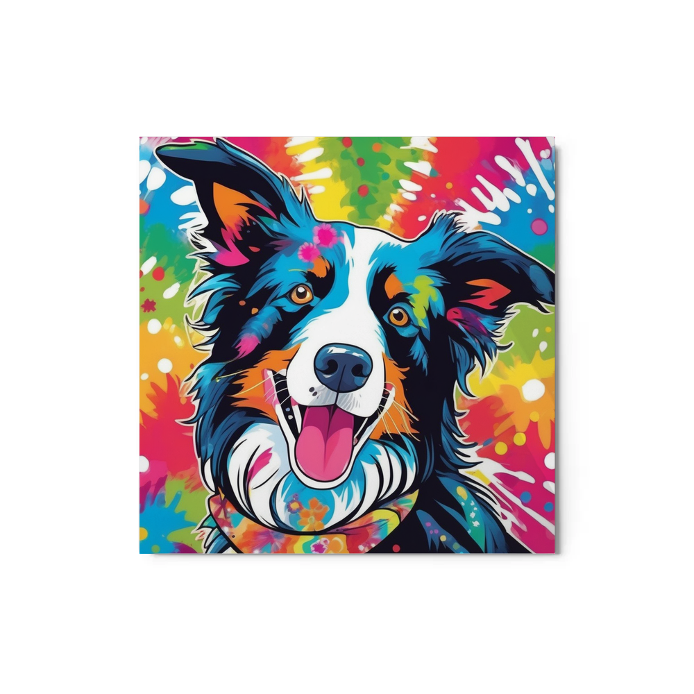 PugMug Custom Border Collie Metal Print