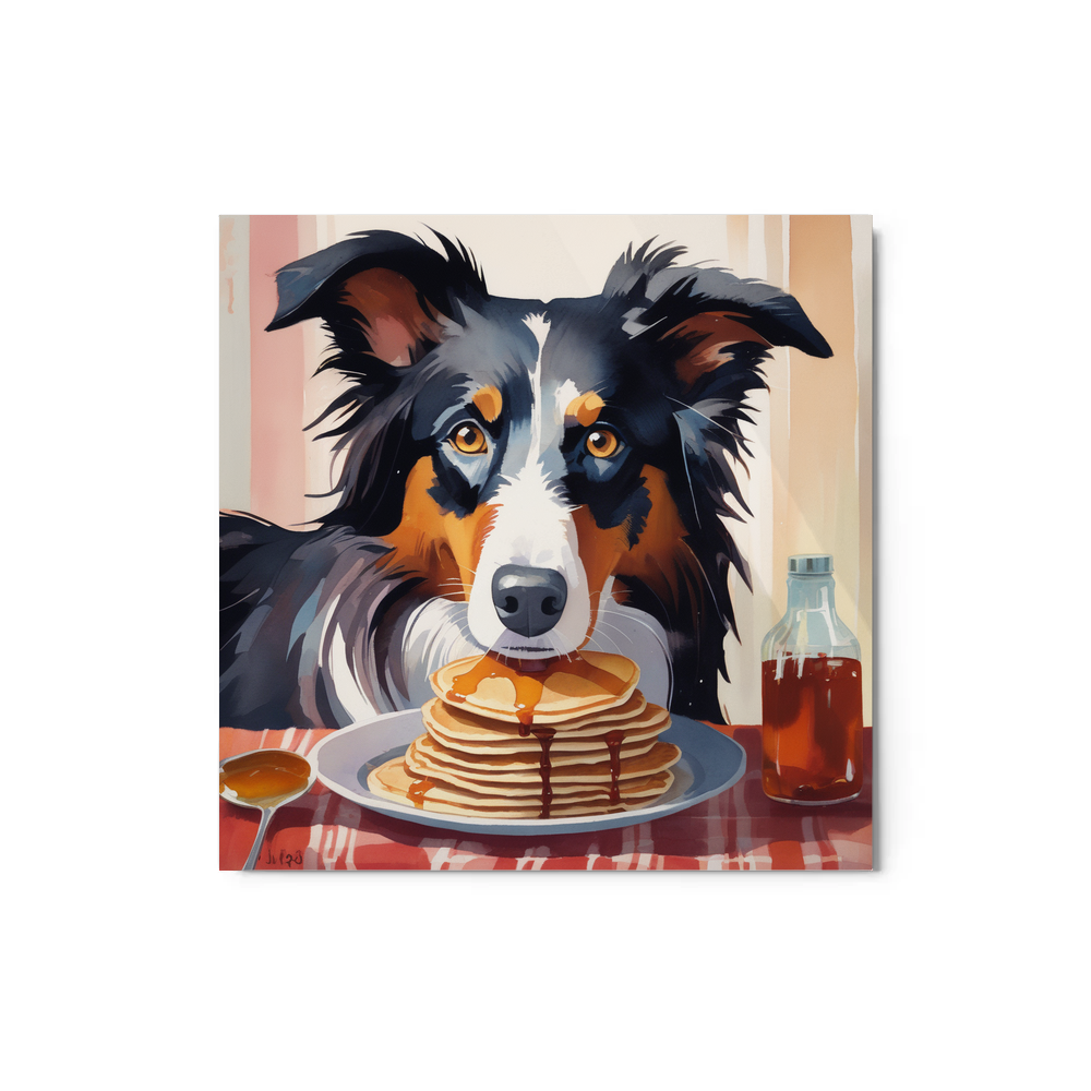 PugMug Custom Border Collie Metal Print