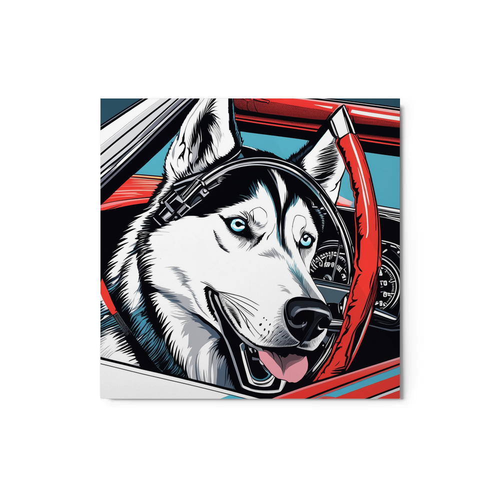 PugMug Custom Siberian Husky Metal Print