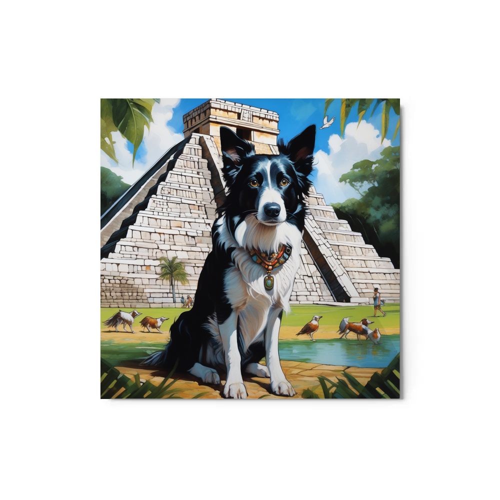 PugMug Custom Border Collie Metal Print