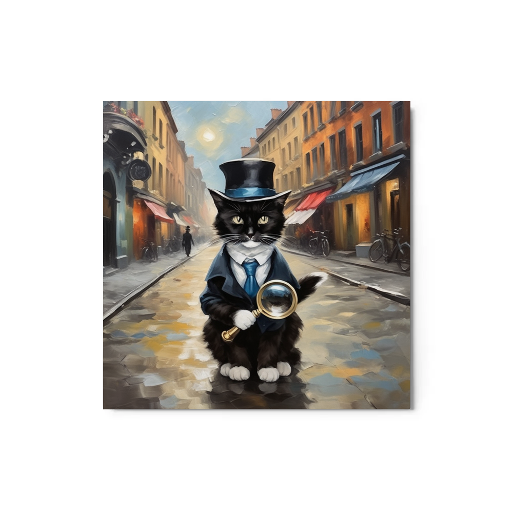 PugMug Custom Peerie Metal Print