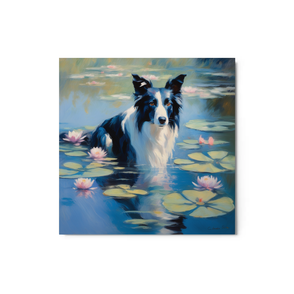PugMug Custom Border Collie Metal Print