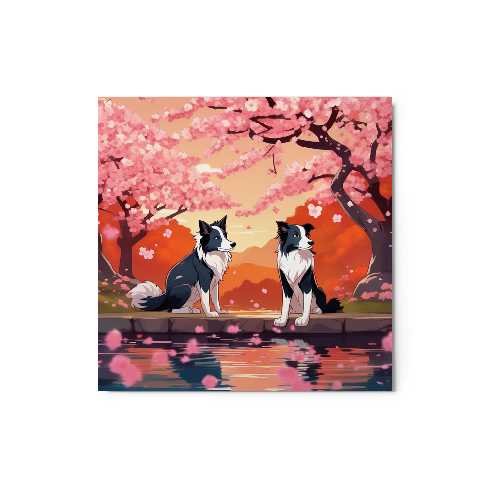 PugMug Custom Border Collie Metal Print