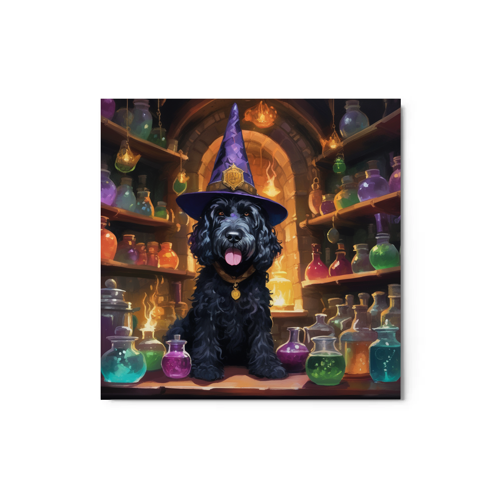 PugMug Custom Portuguese Water Dog Metal Print