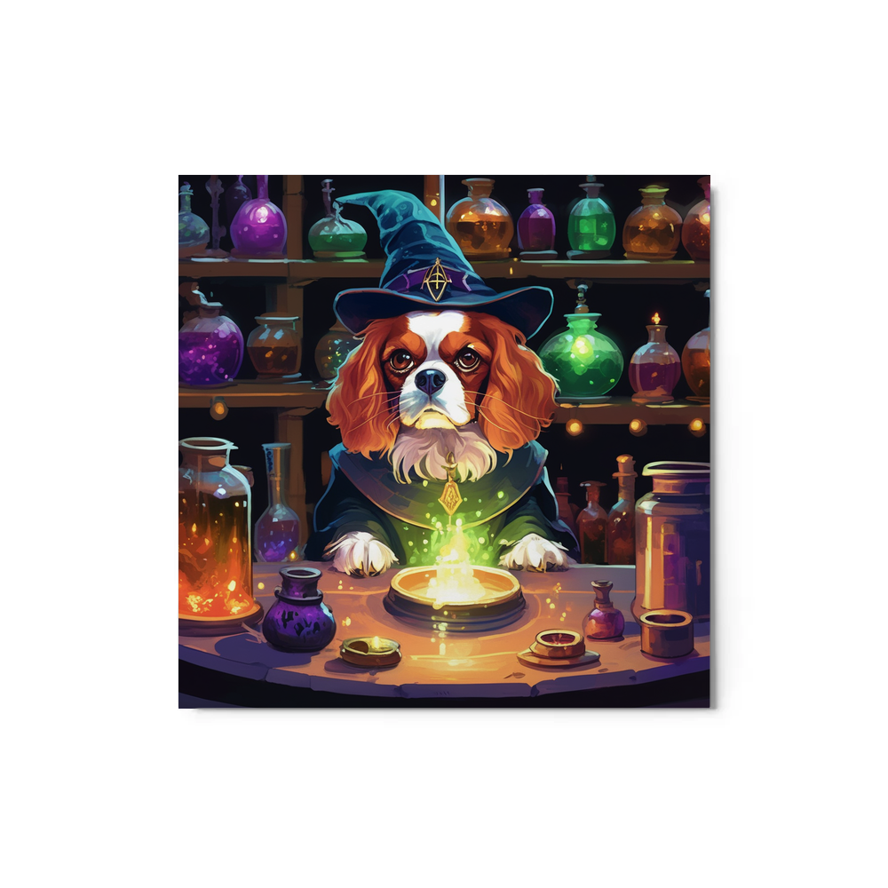 PugMug Custom Cavalier King Charles Spaniel Metal Print