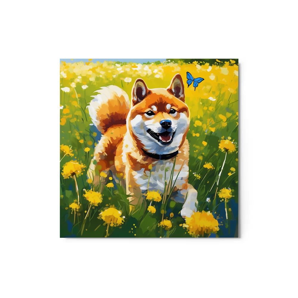 PugMug Custom Shiba Inu Metal Print