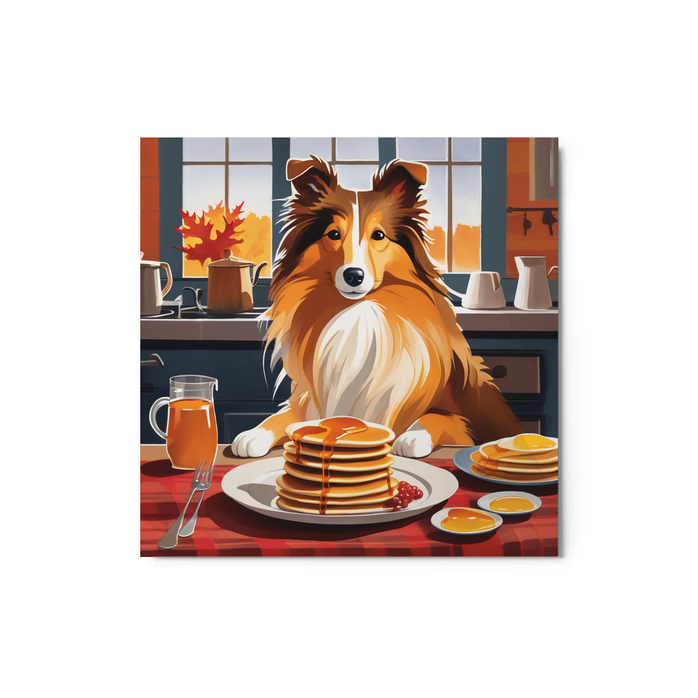 PugMug Custom Shetland Sheepdog Metal Print
