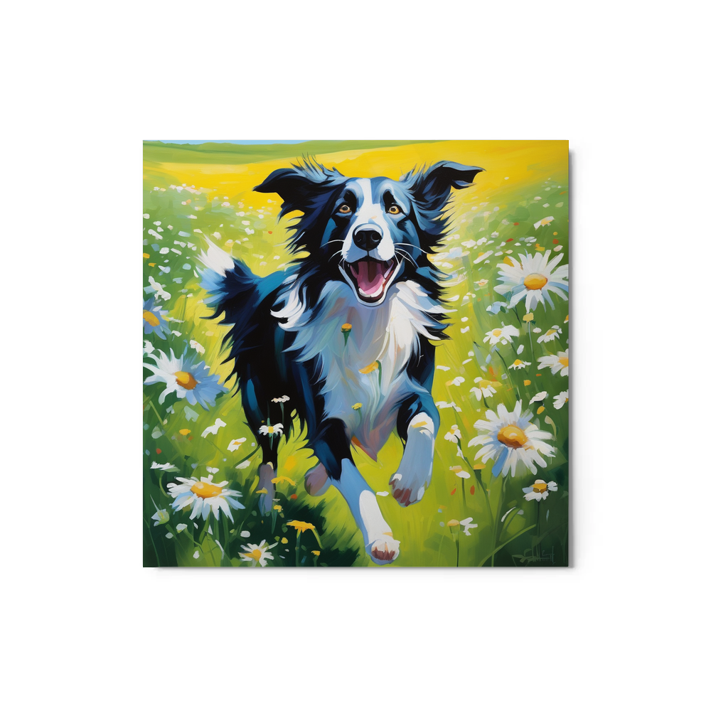PugMug Custom Border Collie Metal Print