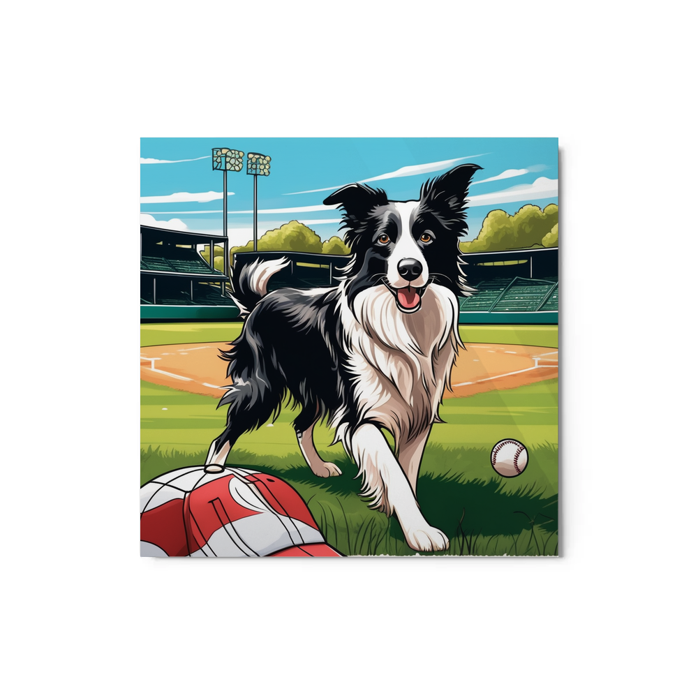 PugMug Custom Border Collie Metal Print