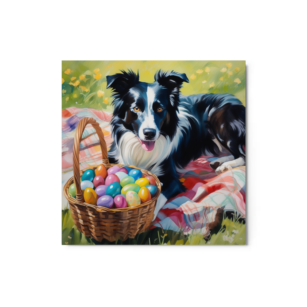 PugMug Custom Border Collie Metal Print