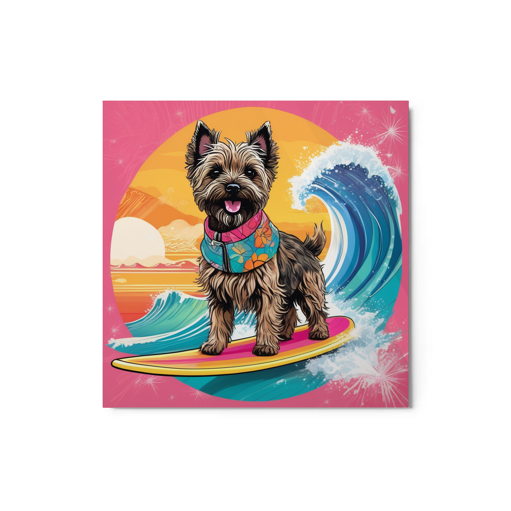 PugMug Custom Cairn Terrier Metal Print