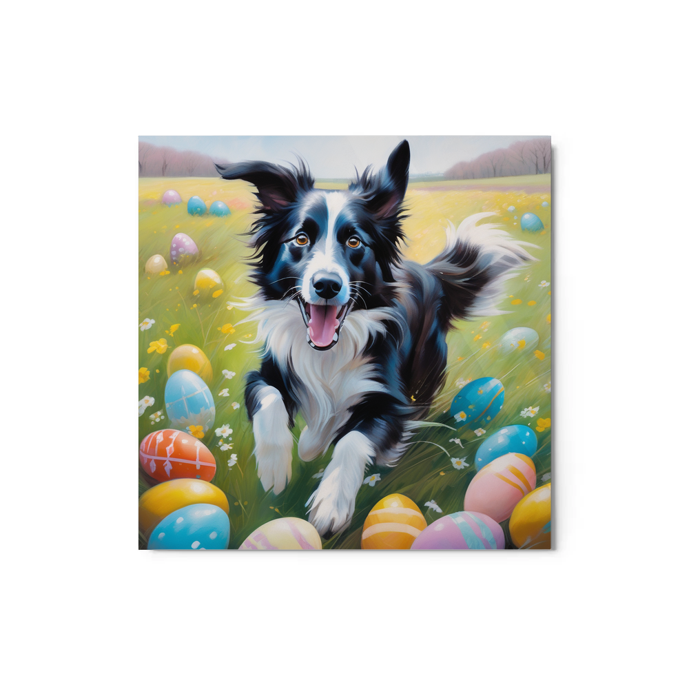 PugMug Custom Border Collie Metal Print