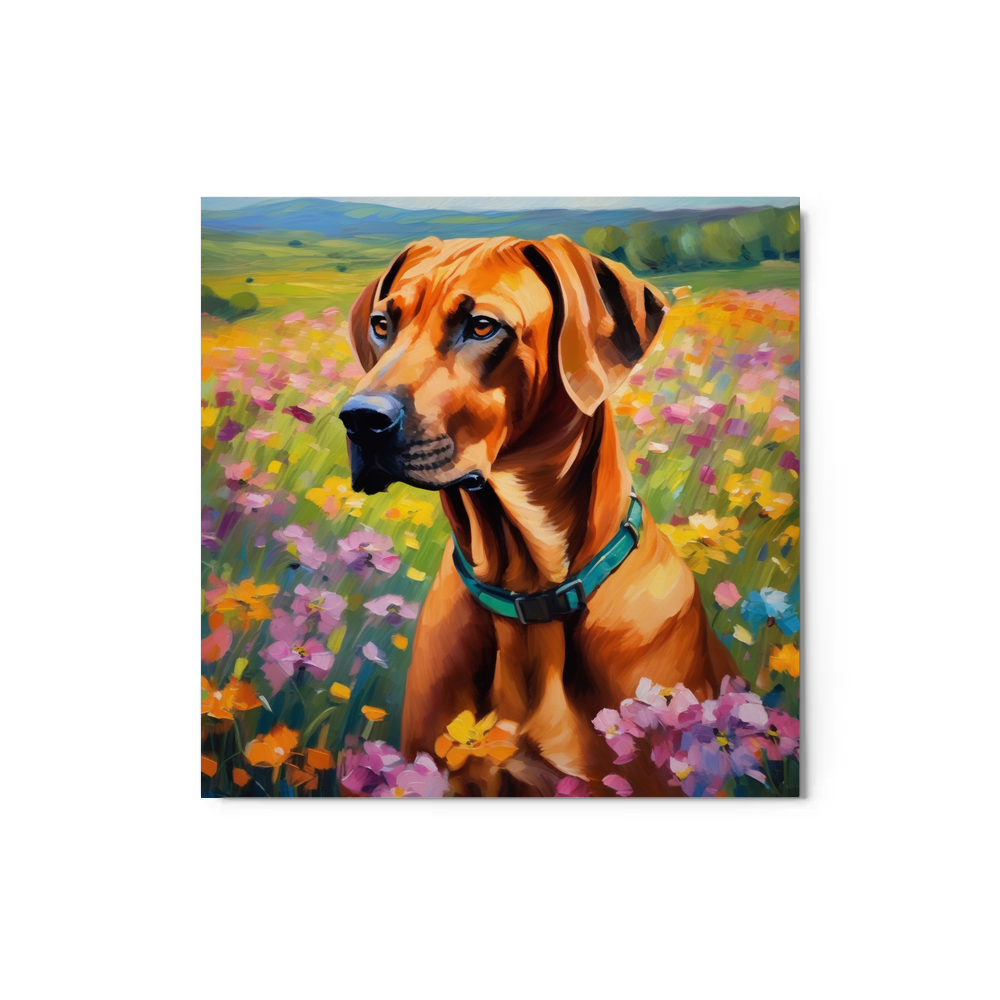 PugMug Custom Rhodesian Ridgeback Metal Print