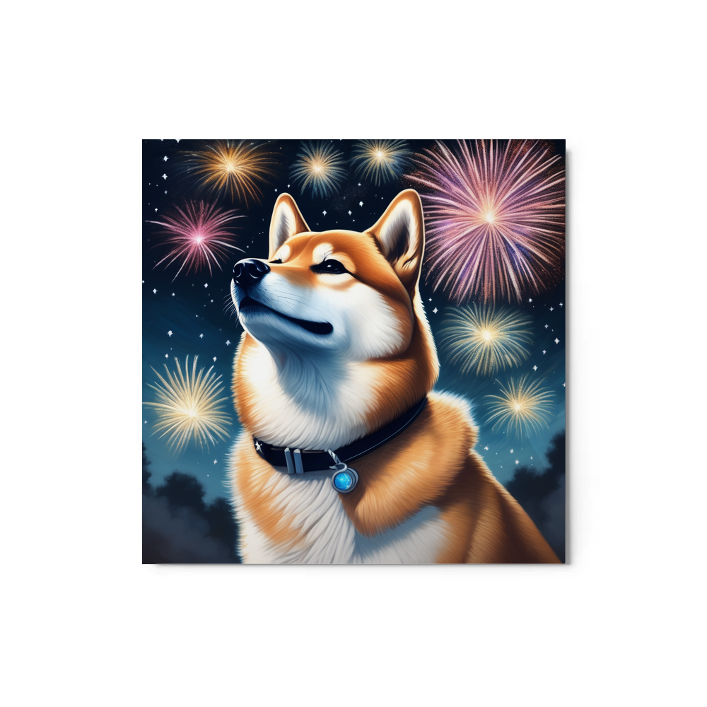 PugMug Custom Shiba Inu Metal Print