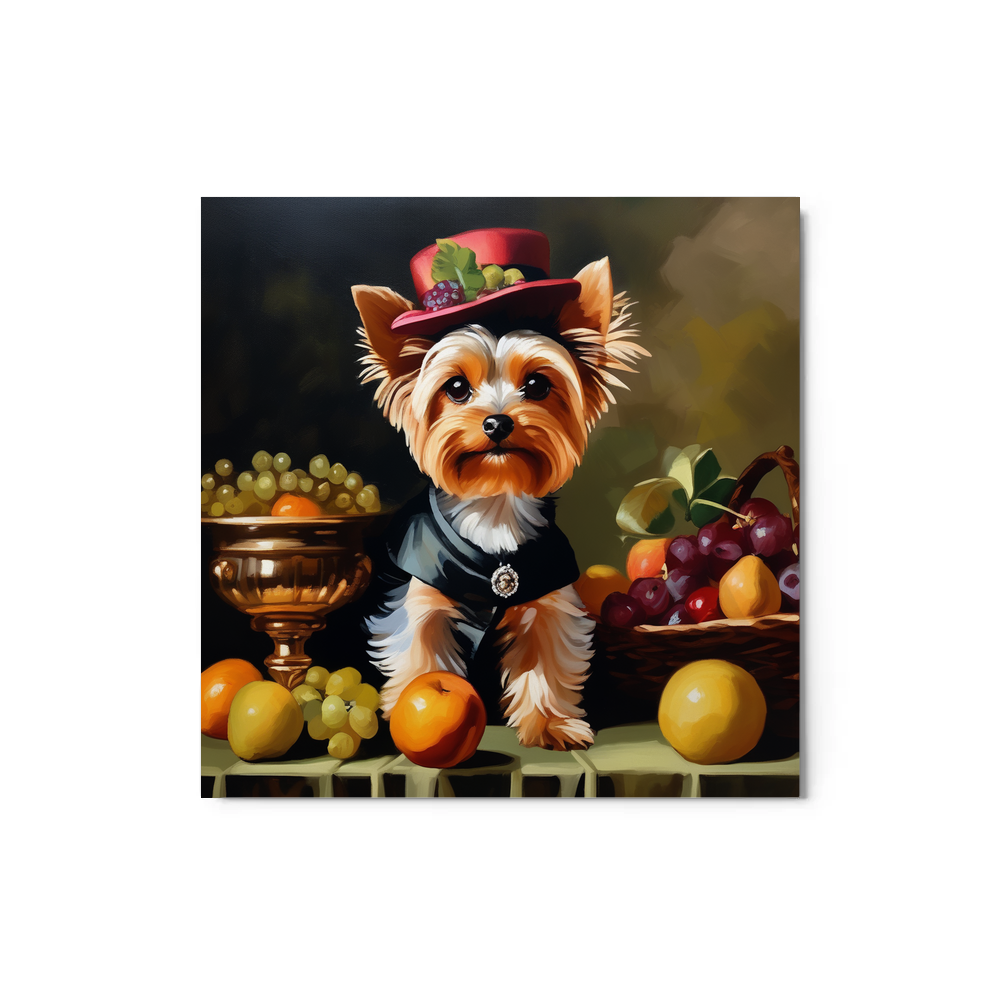 PugMug Custom Yorkshire Terrier Metal Print