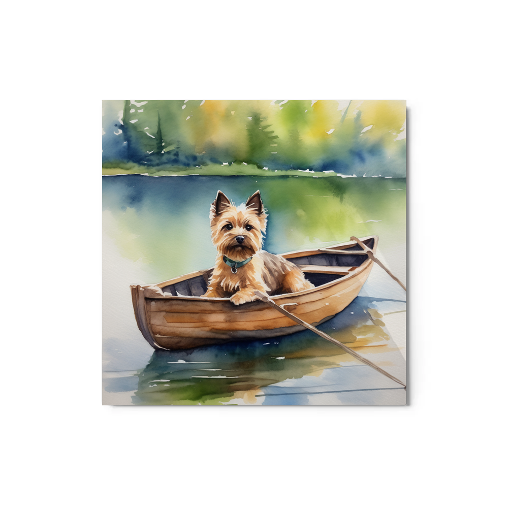 PugMug Custom Cairn Terrier Metal Print