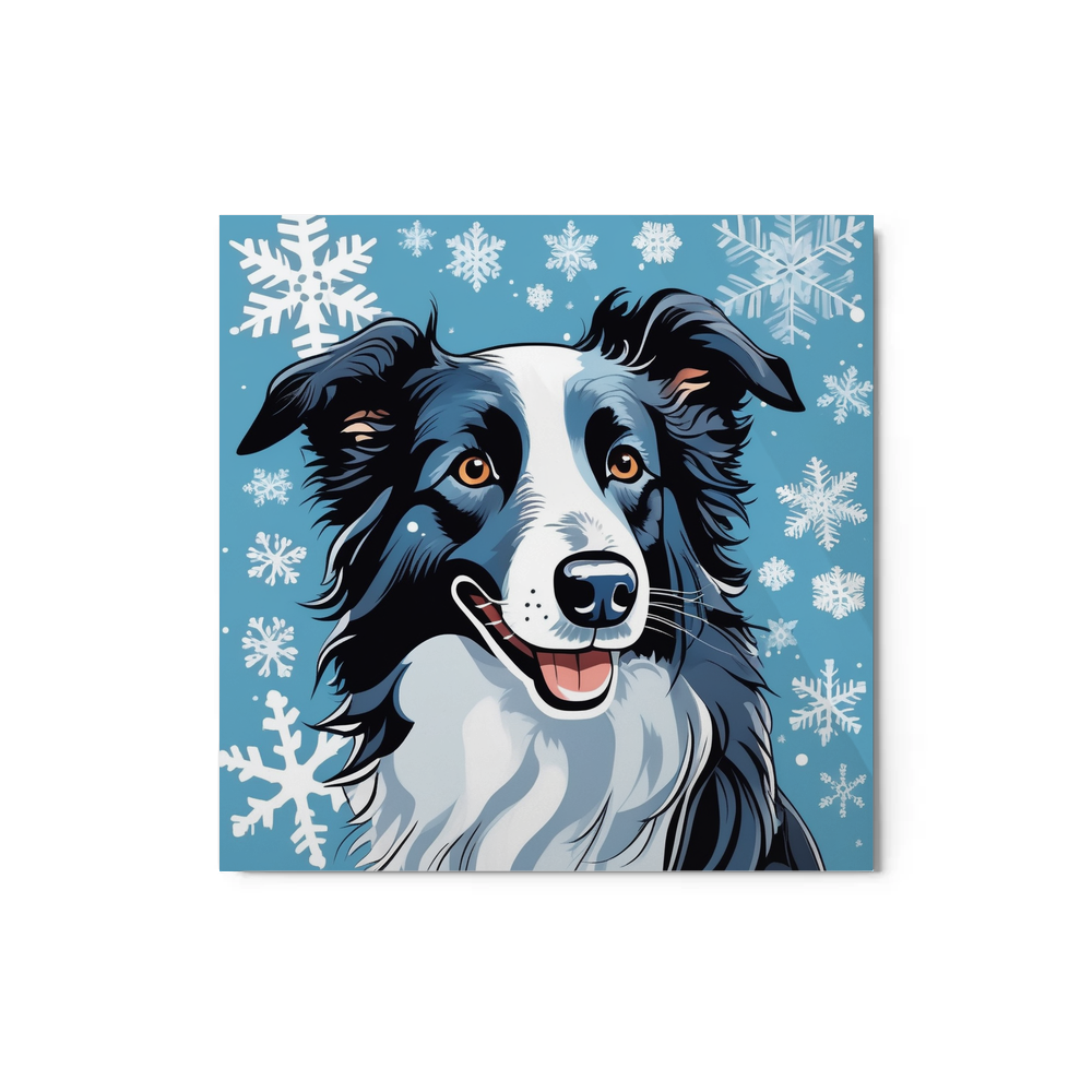 PugMug Custom Border Collie Metal Print