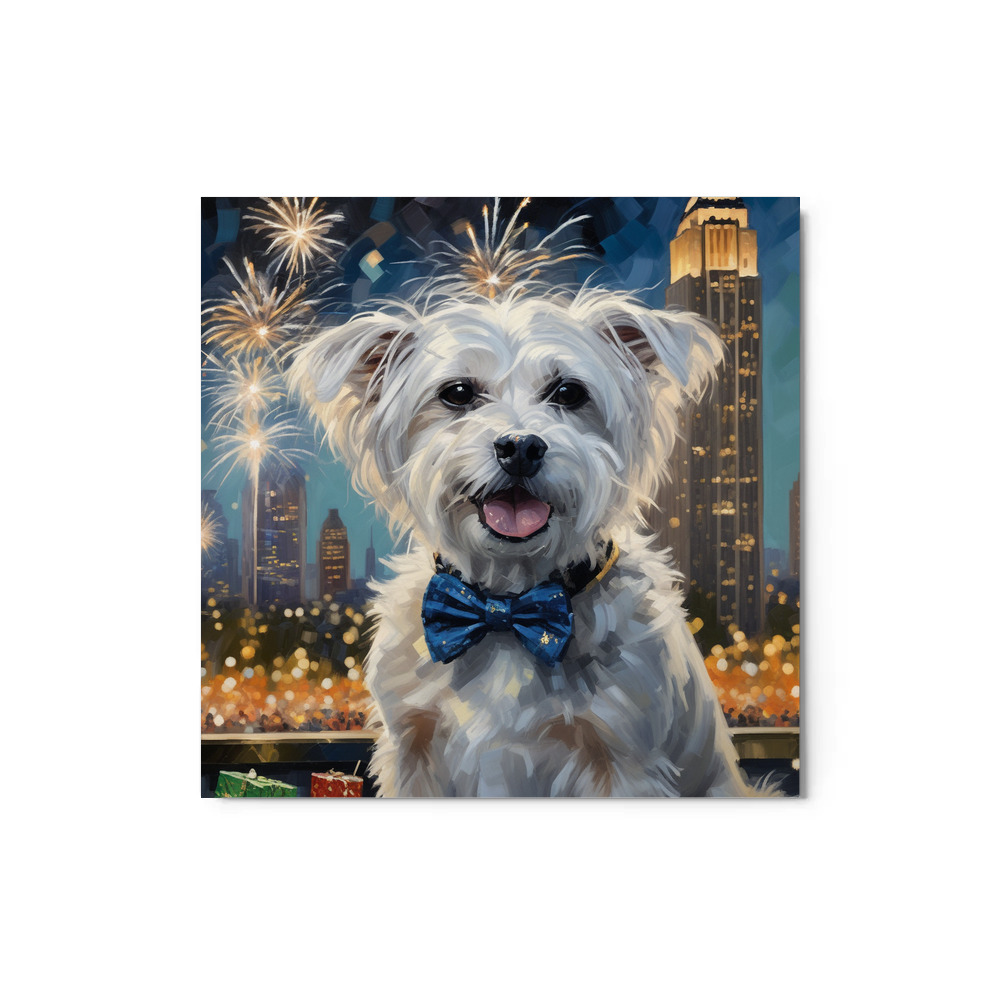 PugMug Custom Leo Metal Print