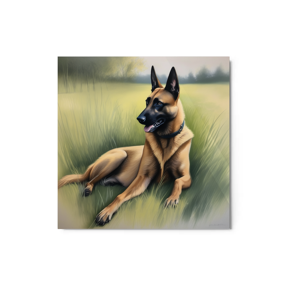 PugMug Custom Belgian Malinois Metal Print