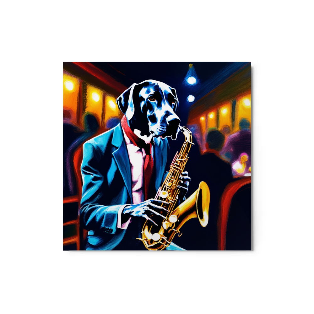 PugMug Custom Great Dane Metal Print