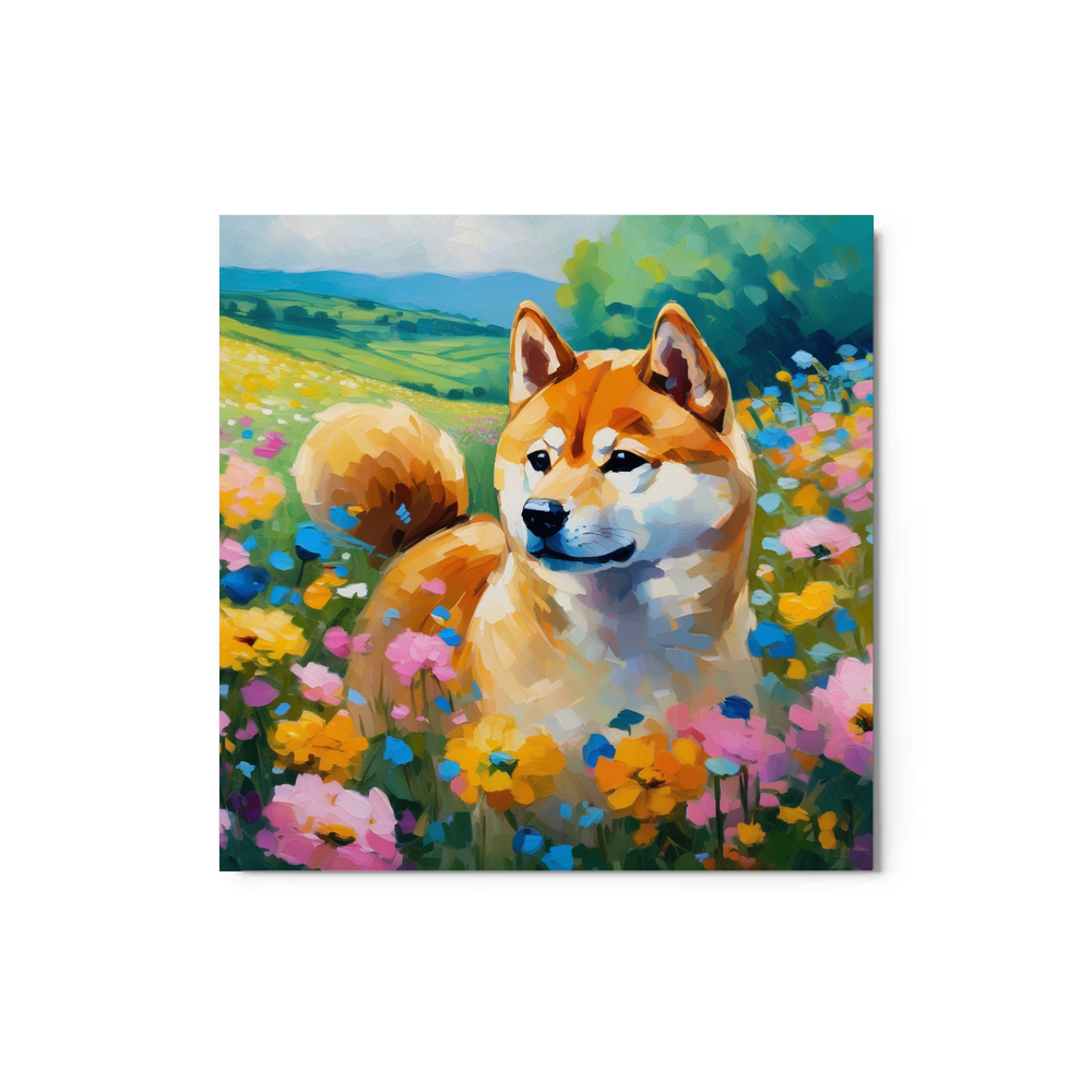 PugMug Custom Shiba Inu Metal Print