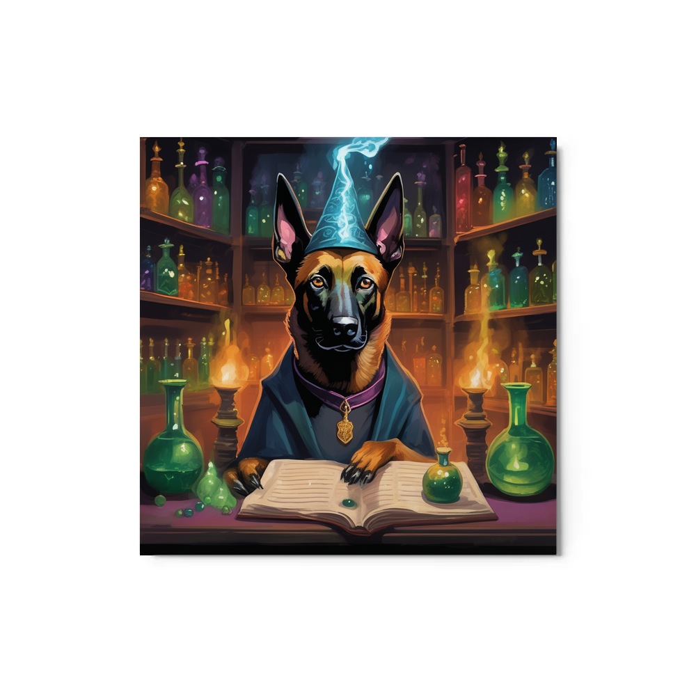 PugMug Custom Belgian Malinois Metal Print