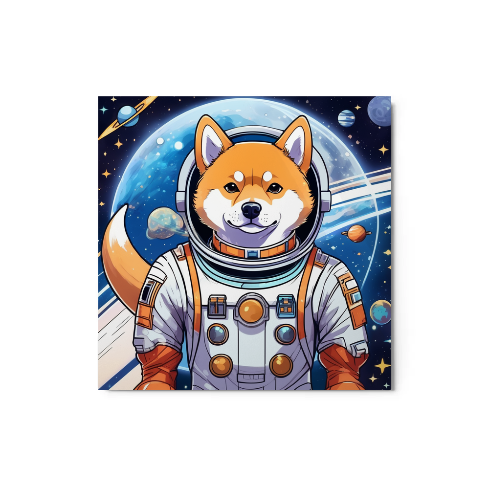 PugMug Custom Shiba Inu Metal Print