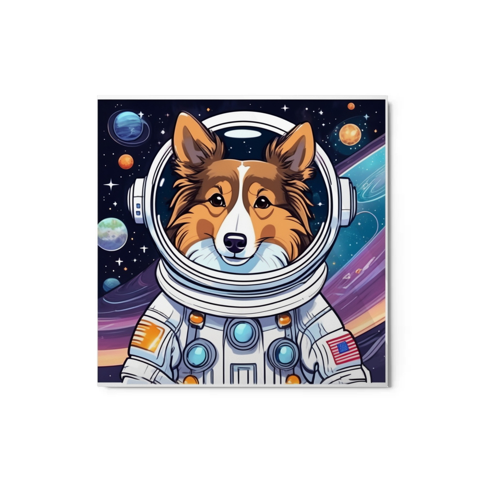 PugMug Custom Shetland Sheepdog Metal Print