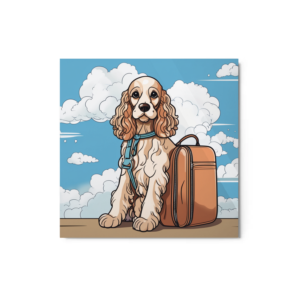 PugMug Custom Cocker Spaniel Metal Print