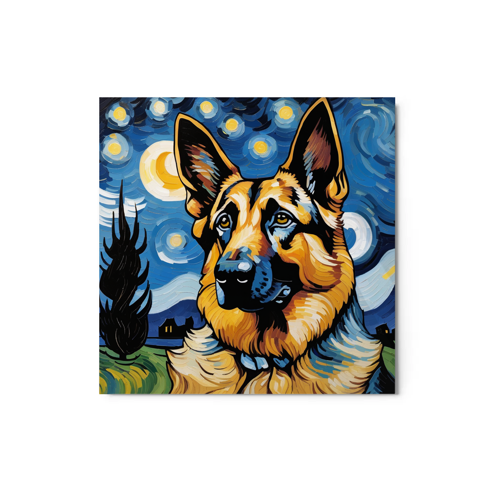 PugMug Custom German Shepherd Dog Metal Print