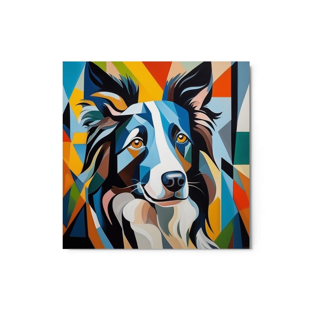 PugMug Custom Border Collie Metal Print