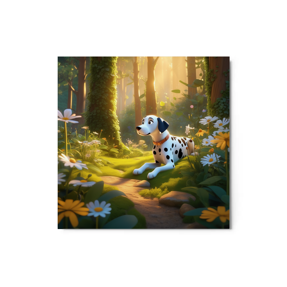 PugMug Custom Dalmatian Metal Print