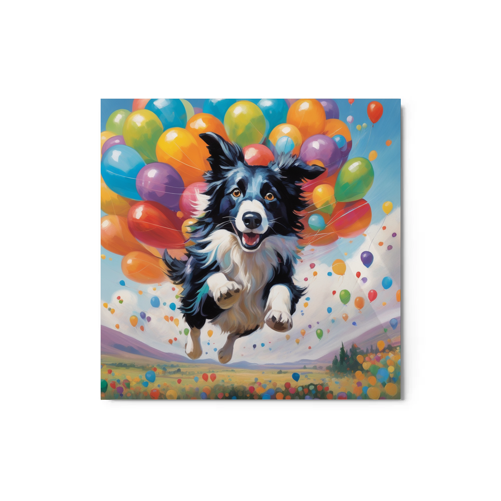 PugMug Custom Border Collie Metal Print