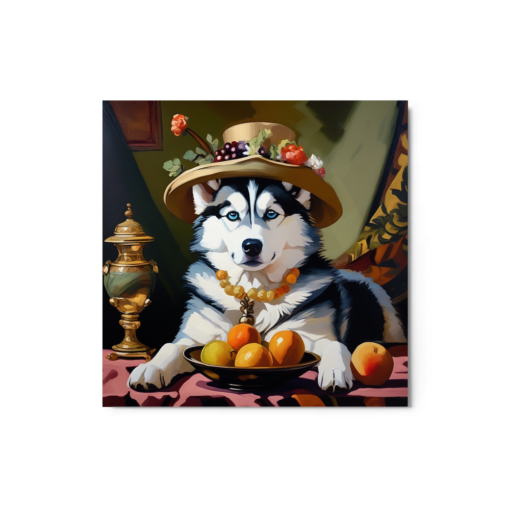PugMug Custom Siberian Husky Metal Print