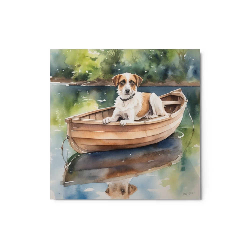 PugMug Custom Hazim Metal Print