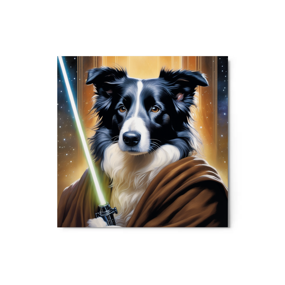 PugMug Custom Border Collie Metal Print