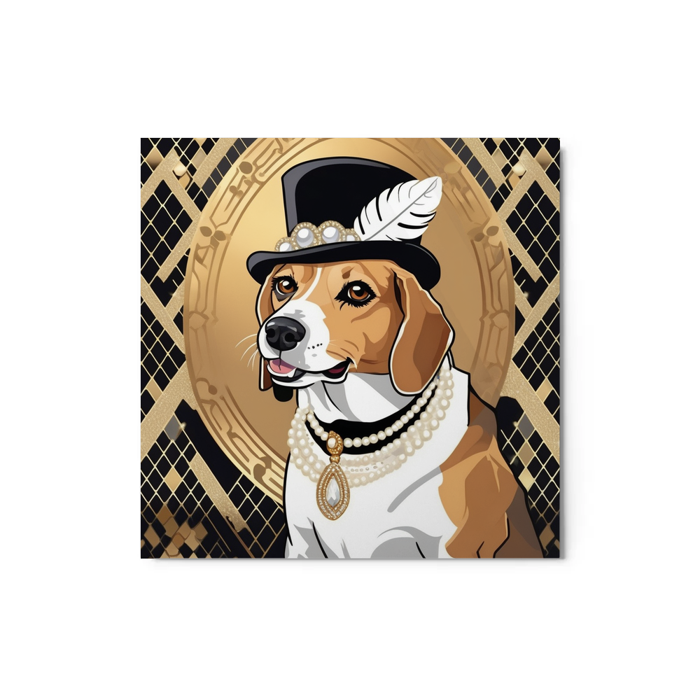 PugMug Custom Munchkin Metal Print