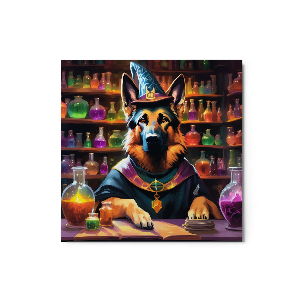 PugMug Custom German Shepherd Dog Metal Print