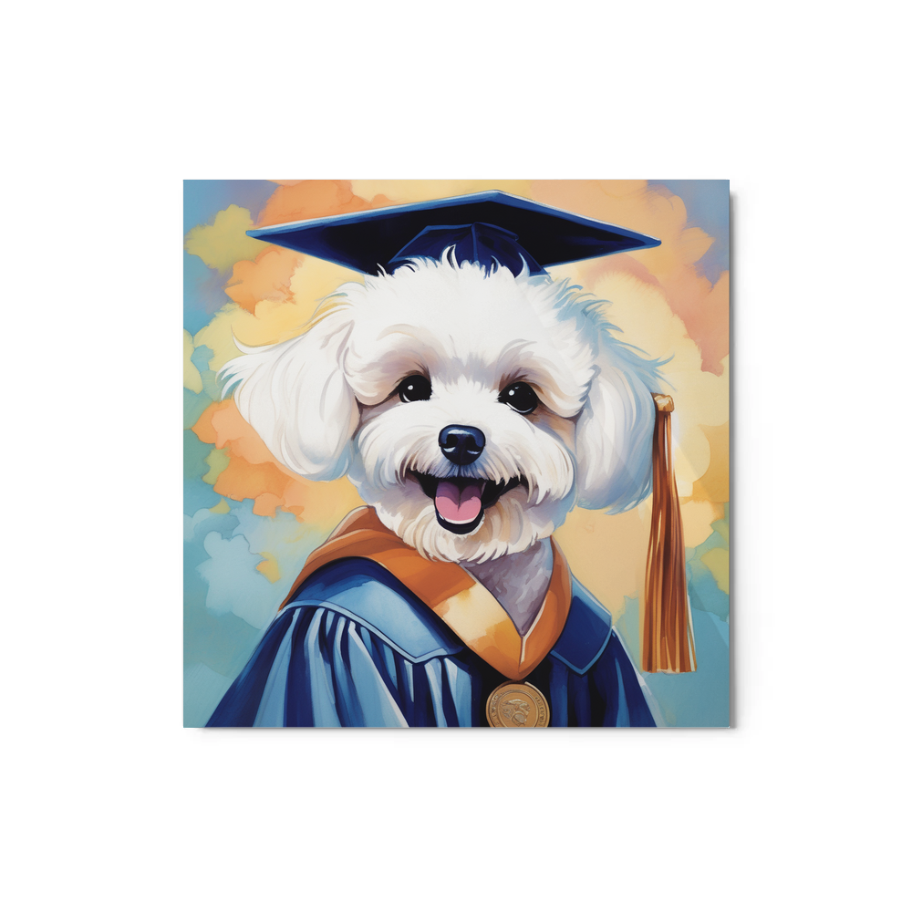 PugMug Custom Bichons Frise Metal Print