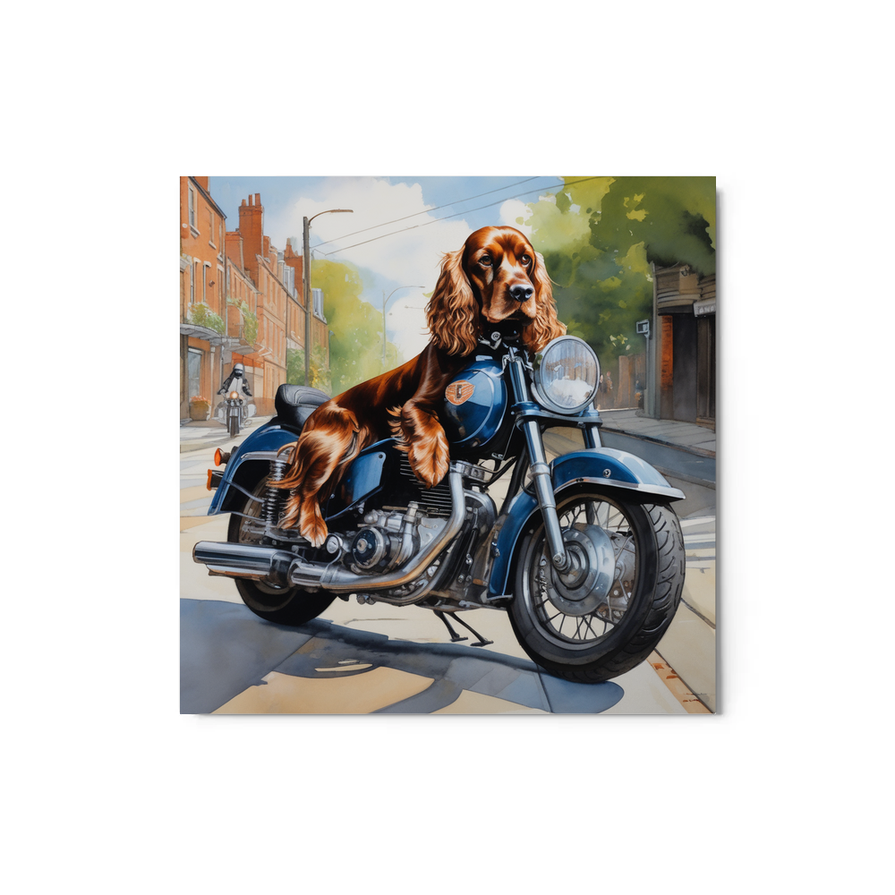 PugMug Custom English Cocker Spaniel Metal Print