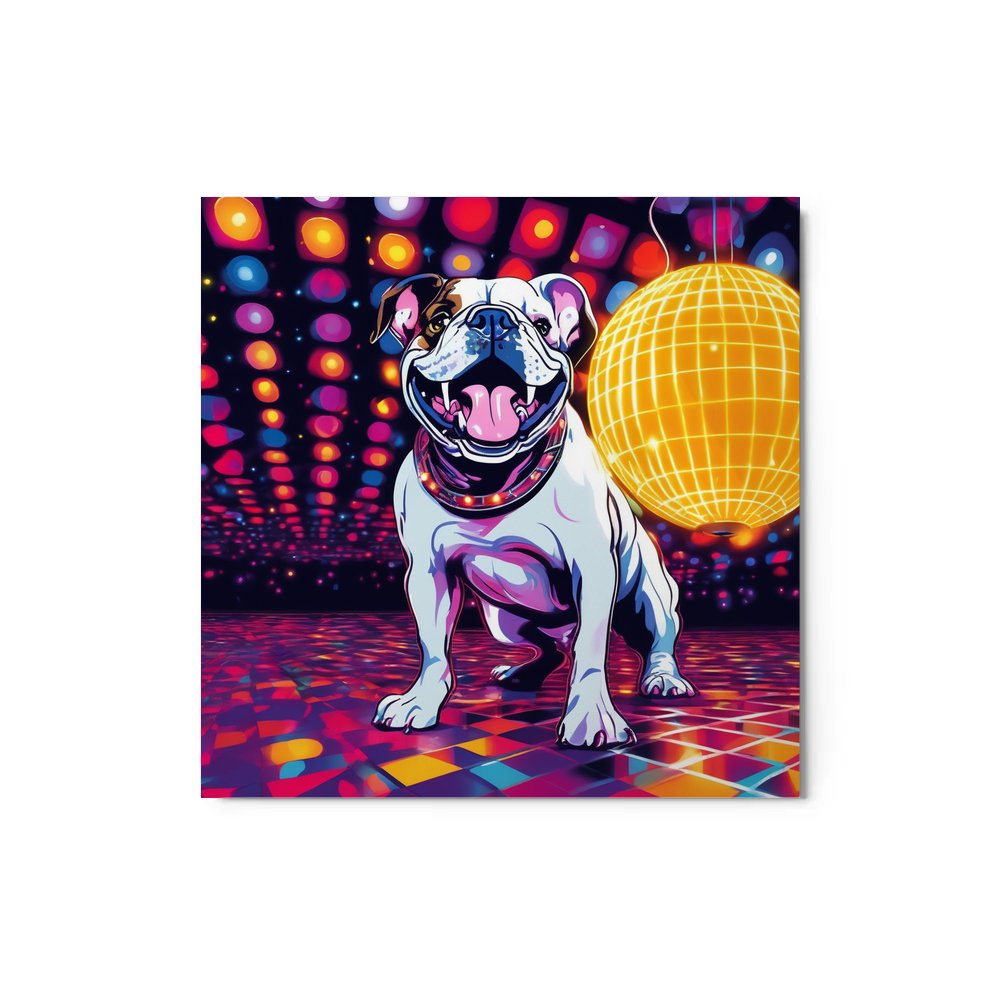 PugMug Custom Bulldog Metal Print
