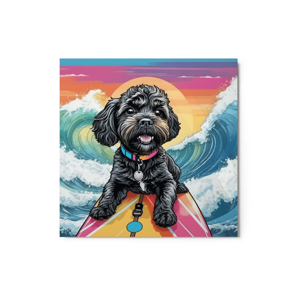 PugMug Custom Lily Metal Print