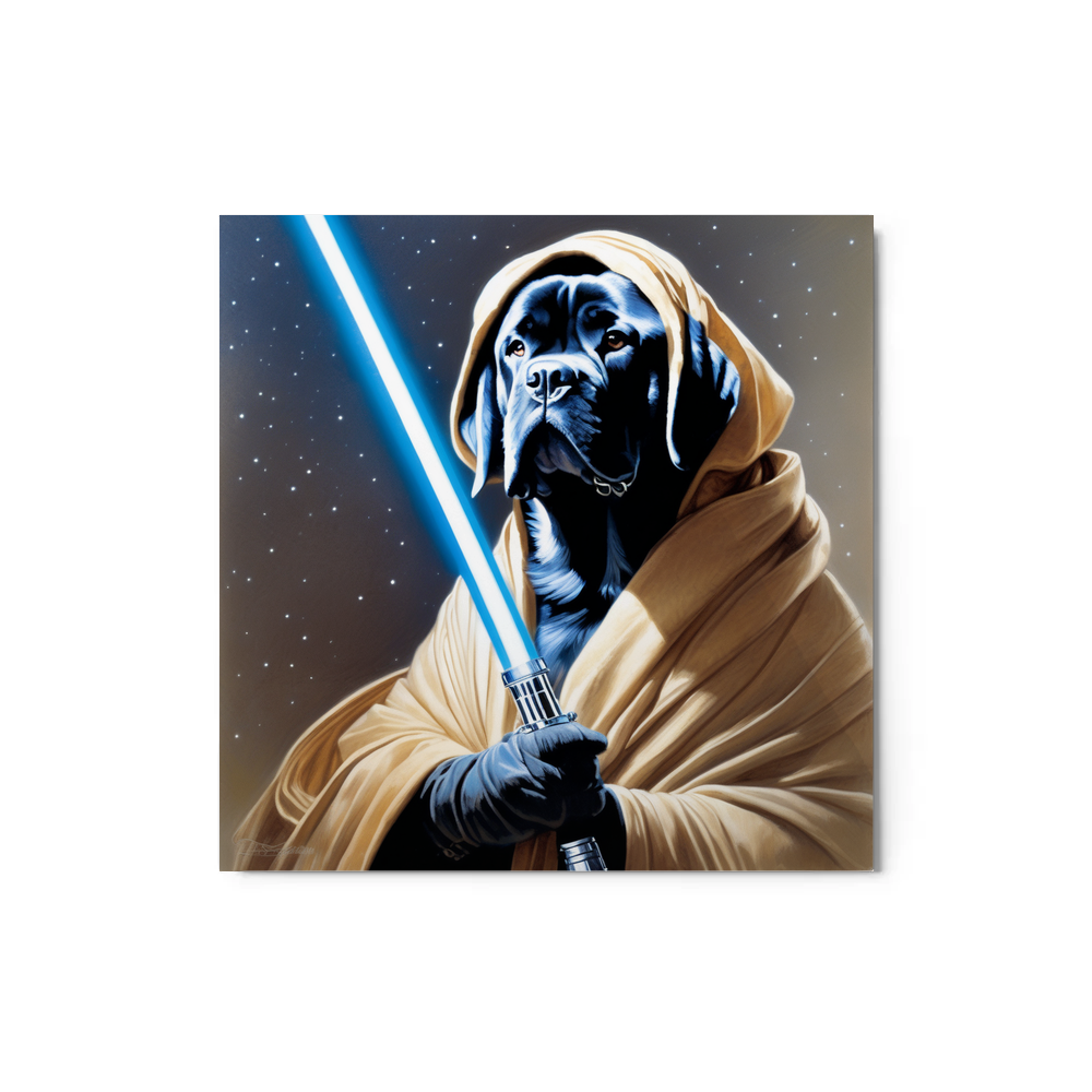 PugMug Custom Mastiff Metal Print