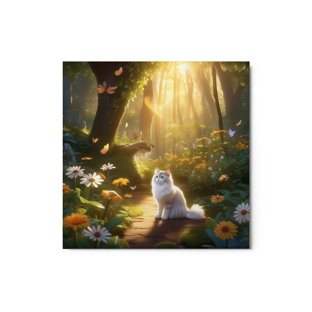 PugMug Custom Tabby Ragdoll Cat Metal Print