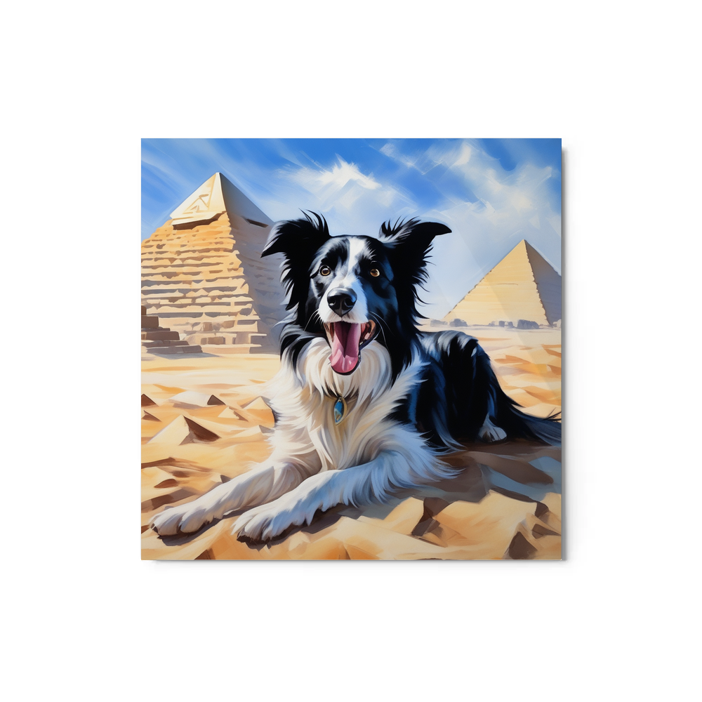 PugMug Custom Border Collie Metal Print