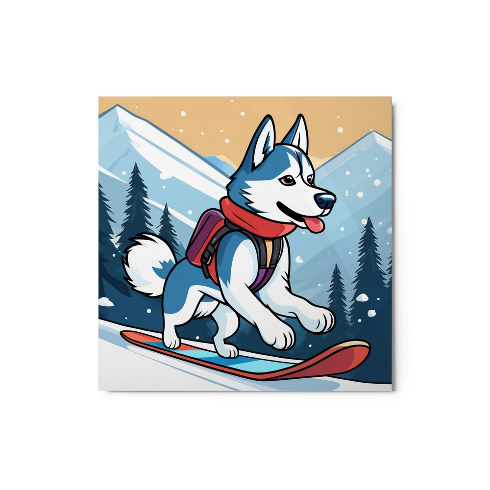 PugMug Custom Siberian Husky Metal Print