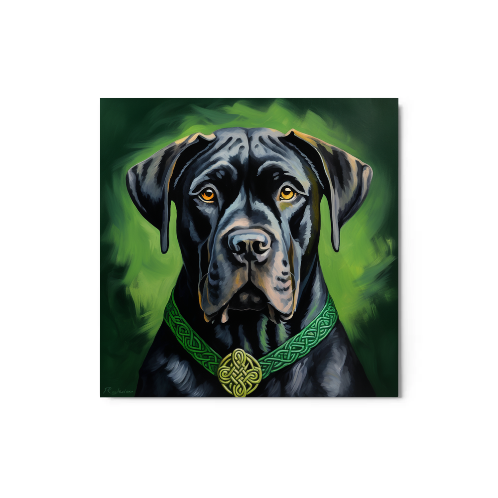 PugMug Custom Cane Corso Metal Print