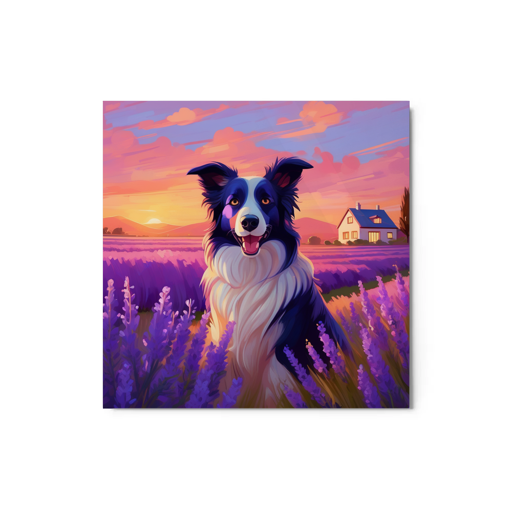PugMug Custom Border Collie Metal Print