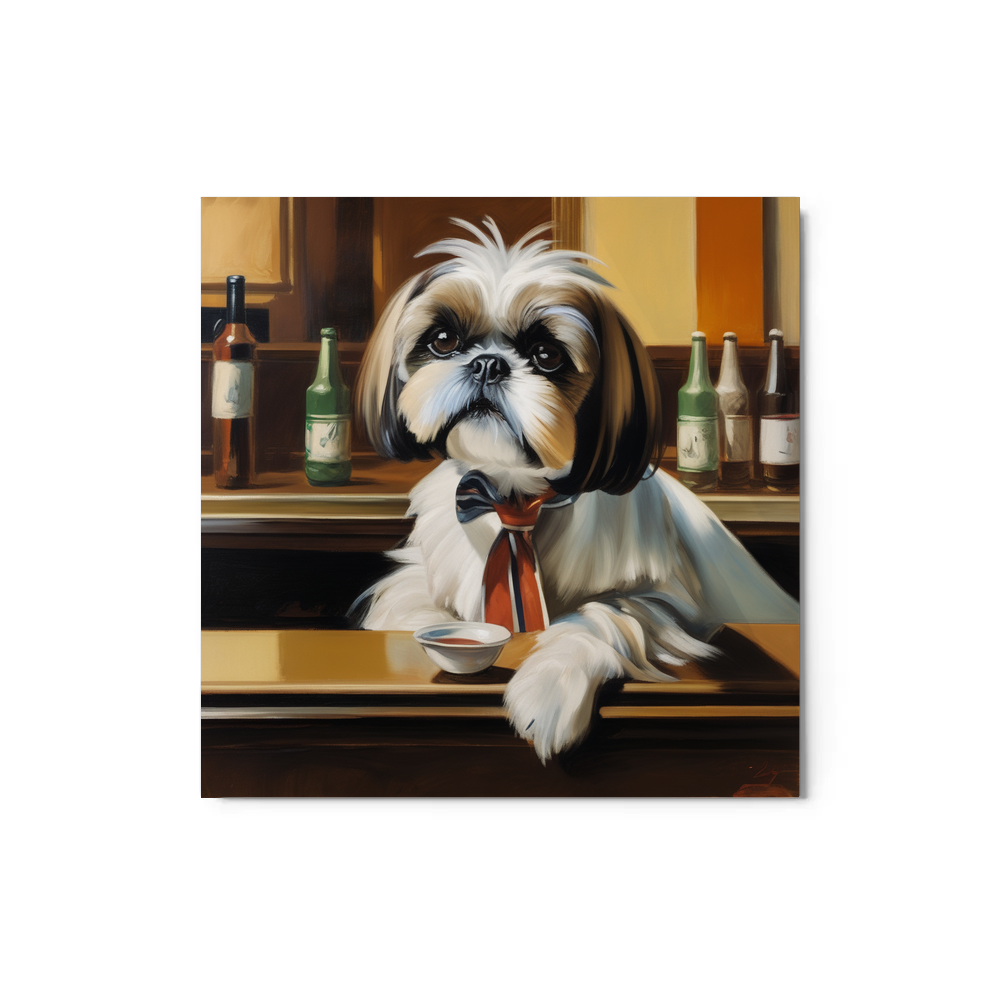 PugMug Custom Shih Tzu Metal Print